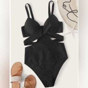 Black bathing suit